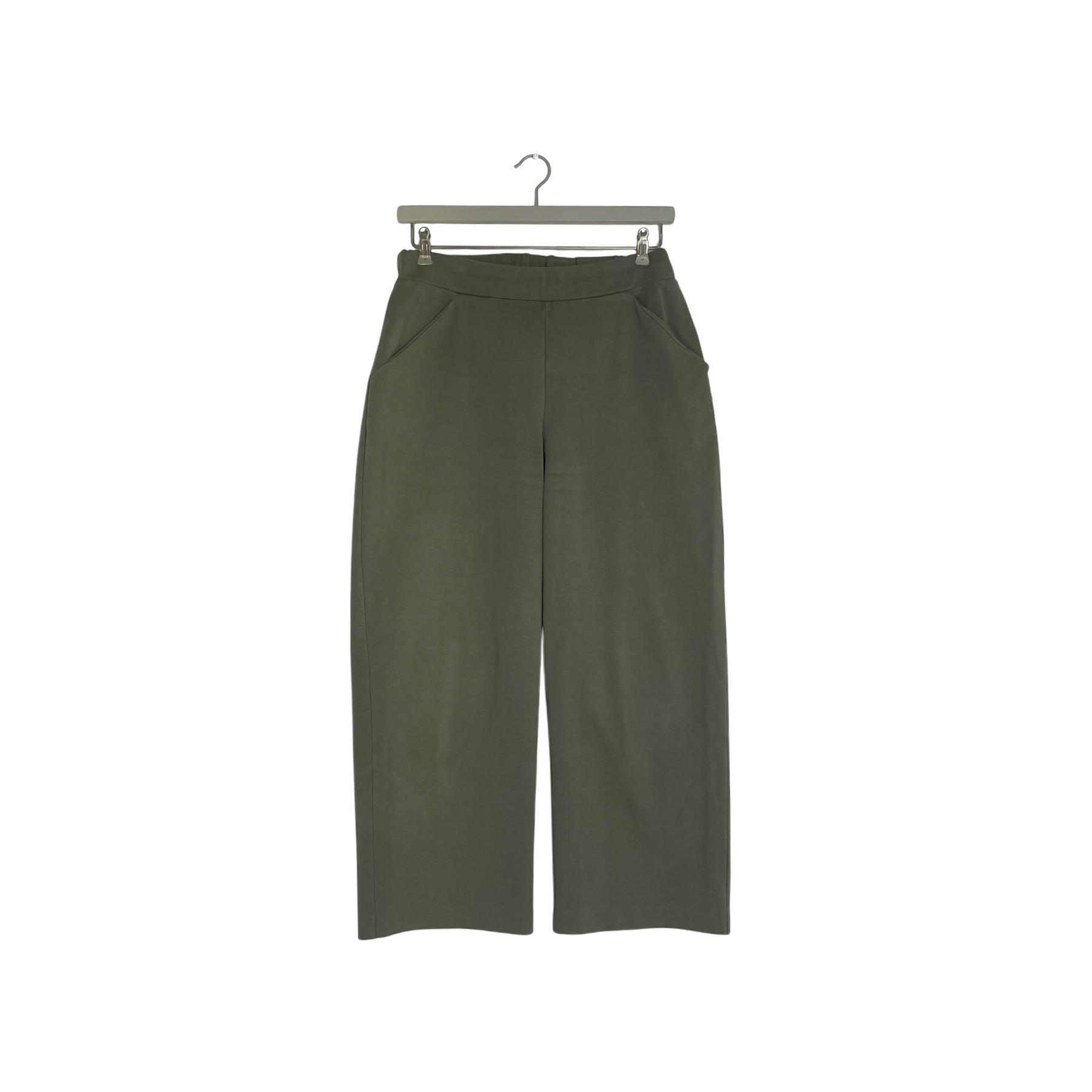 Straight sweat pants, moss green | woman L