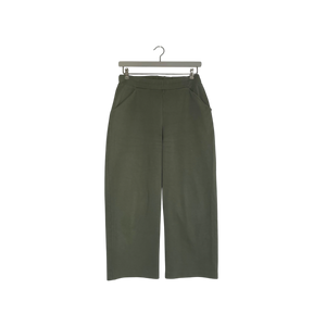 Straight sweat pants, moss green | woman L