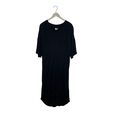 Short sleeve dress, black | woman XS/S