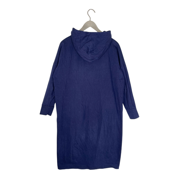 Giant hoodie dress, dark blue | woman M