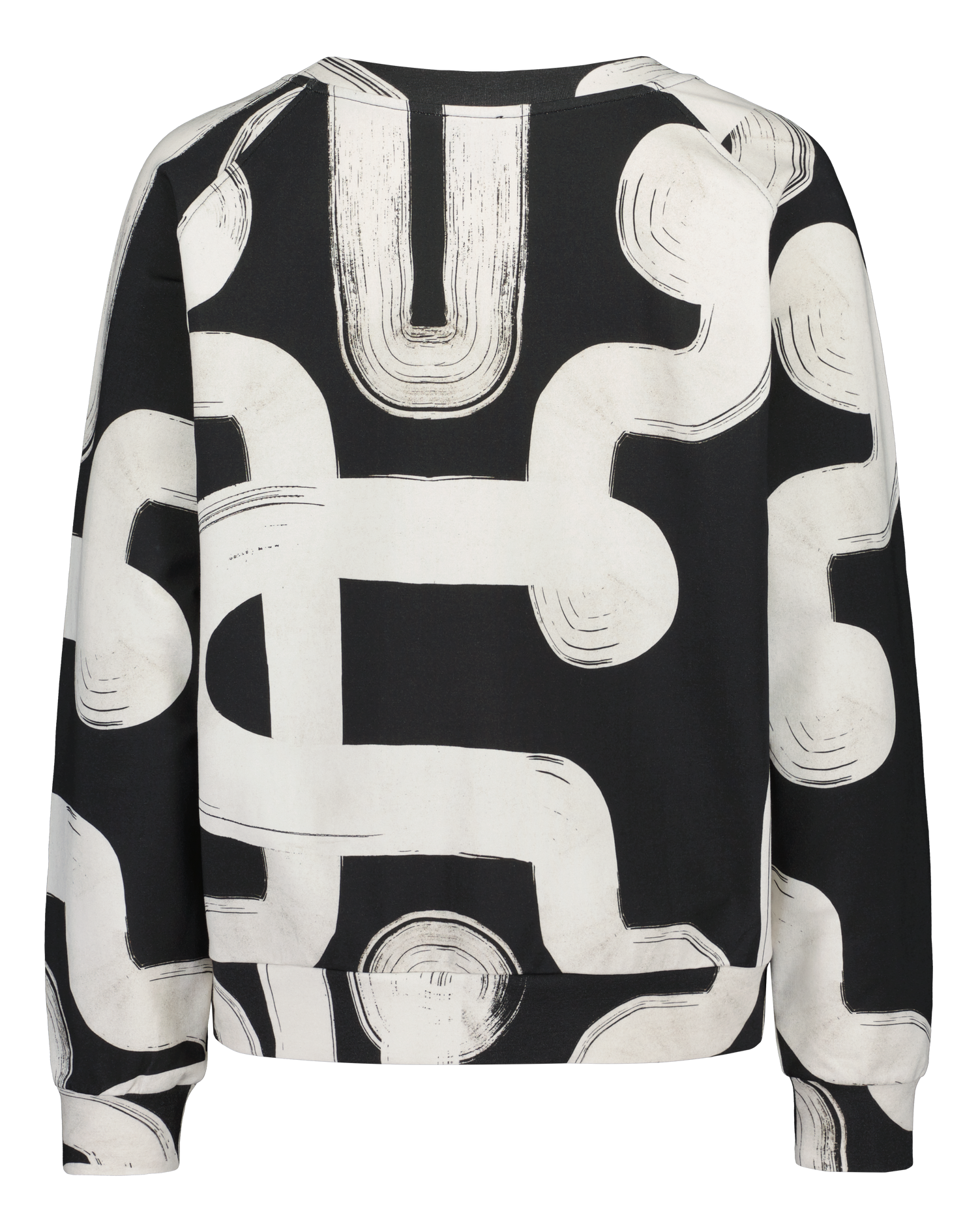 RAGLAN SWEATSHIRT, Sense BLACK