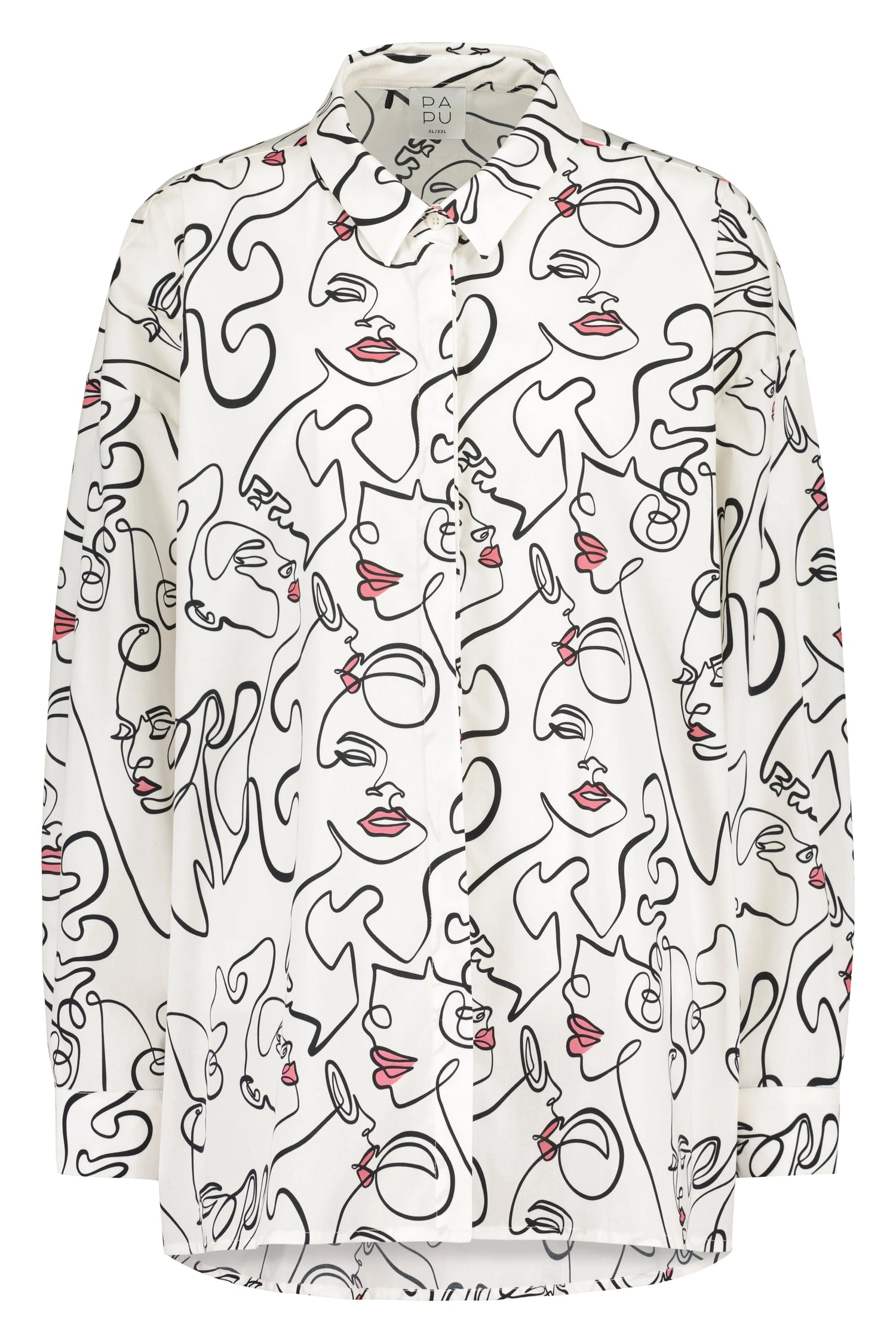 PRE-ORDER: Free Oversized Shirt, Lipstick, White