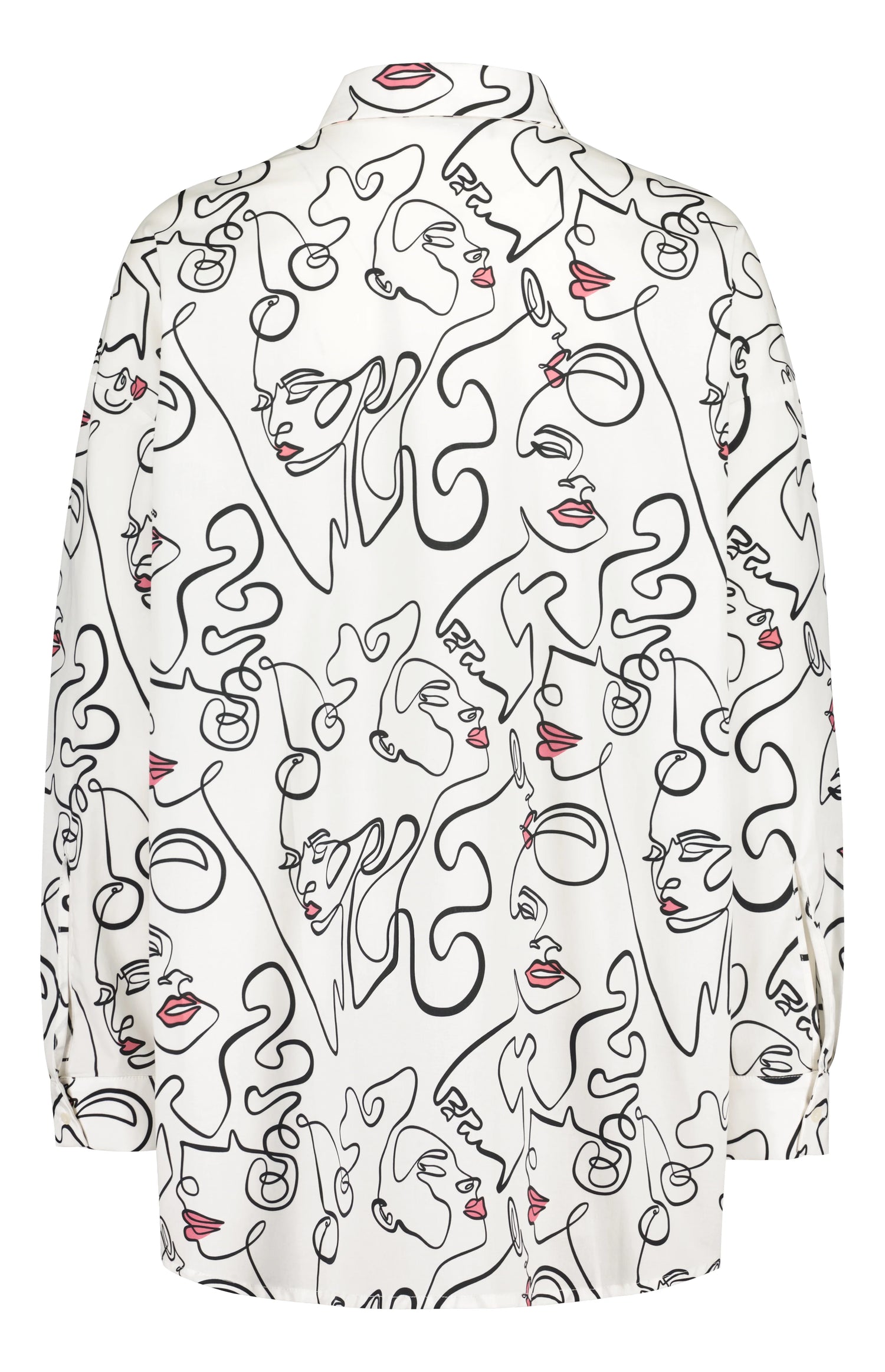 PRE-ORDER: Free Oversized Shirt, Lipstick, White