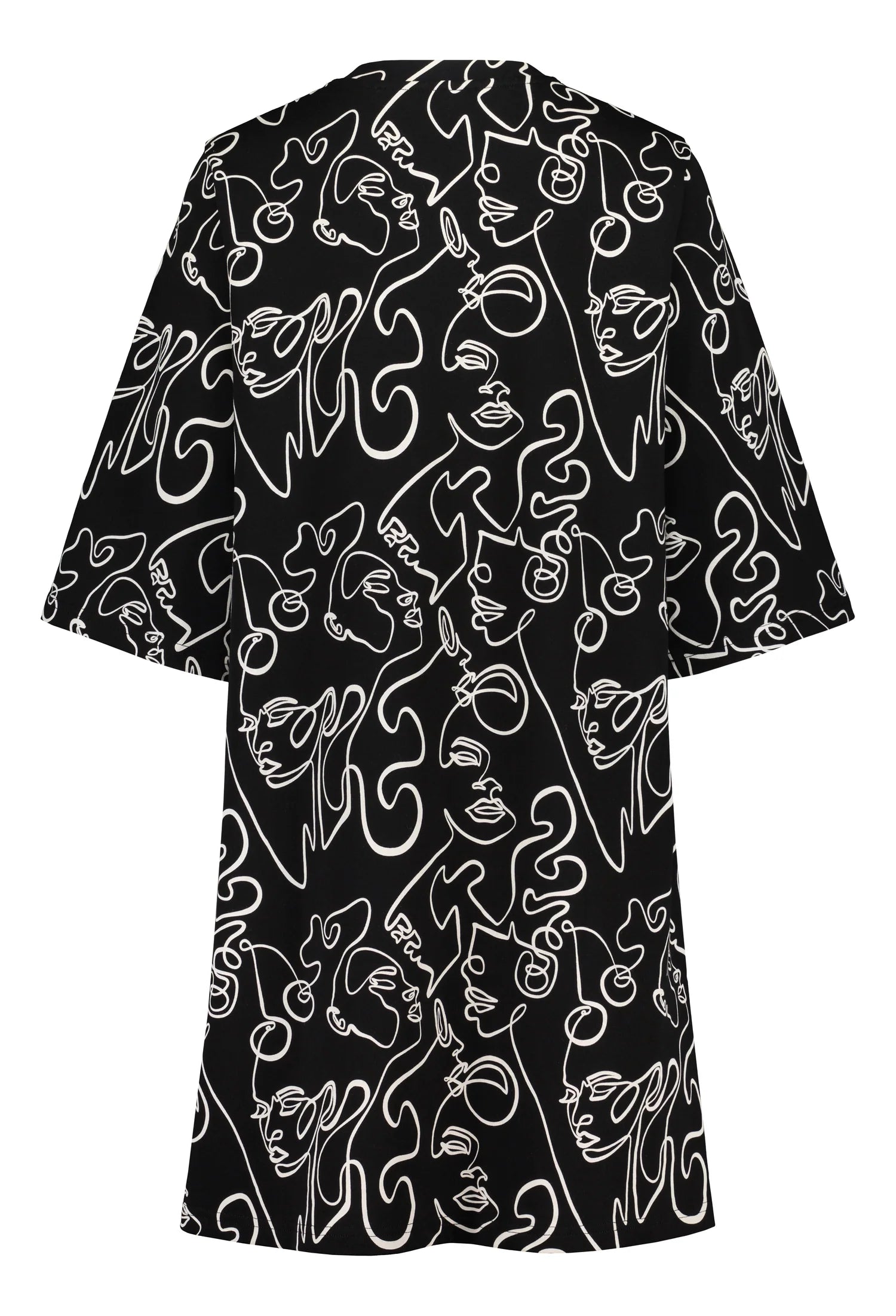 PRE-ORDER: TEE POCKET DRESS, Lipstick, Black BLACK