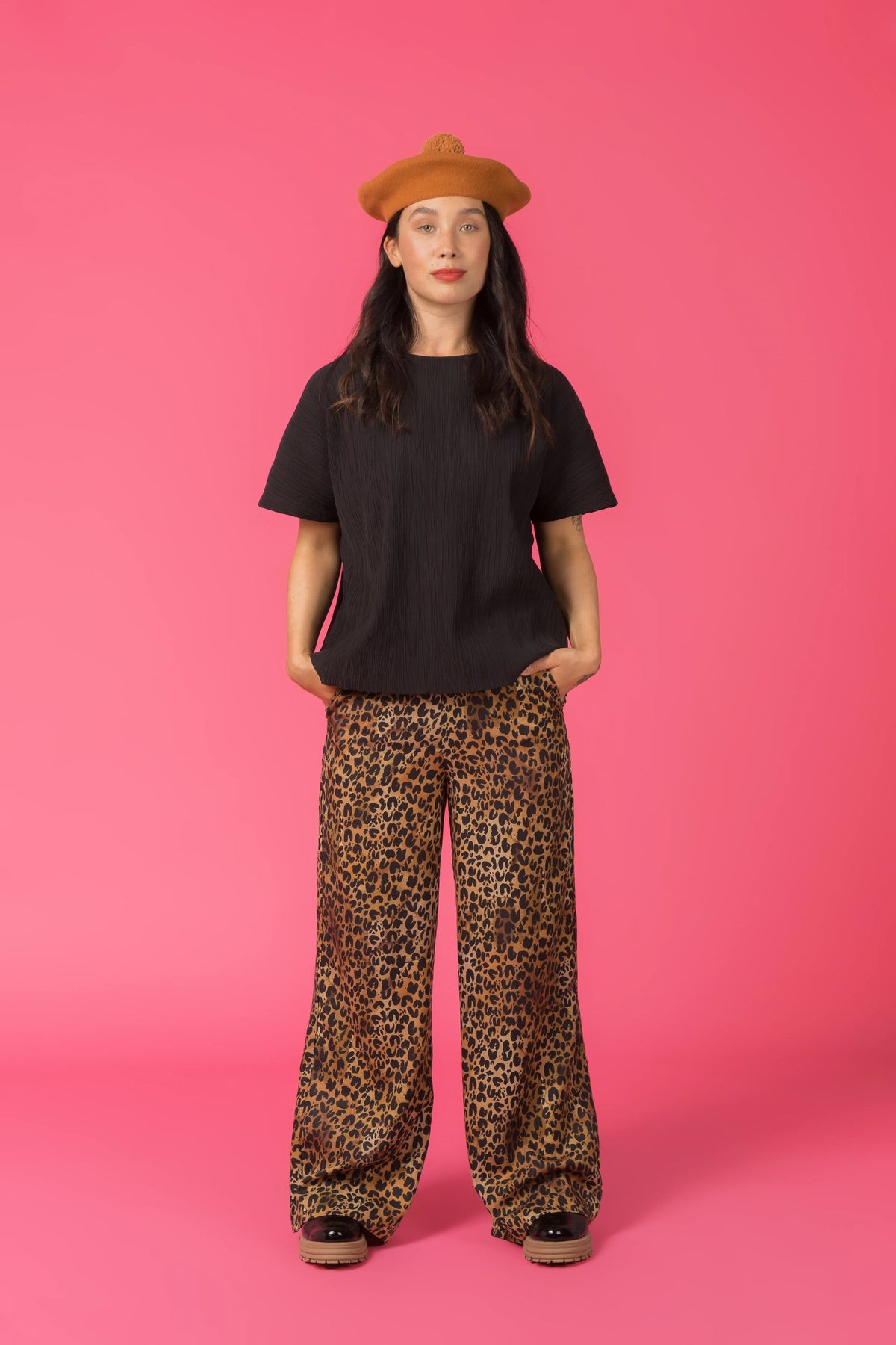 PRE-ORDER: VIVID Wide-Leg Trousers, Wild