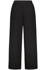 PRE-ORDER: VIVID Wide-Leg Trousers, Black, Organic Cotton