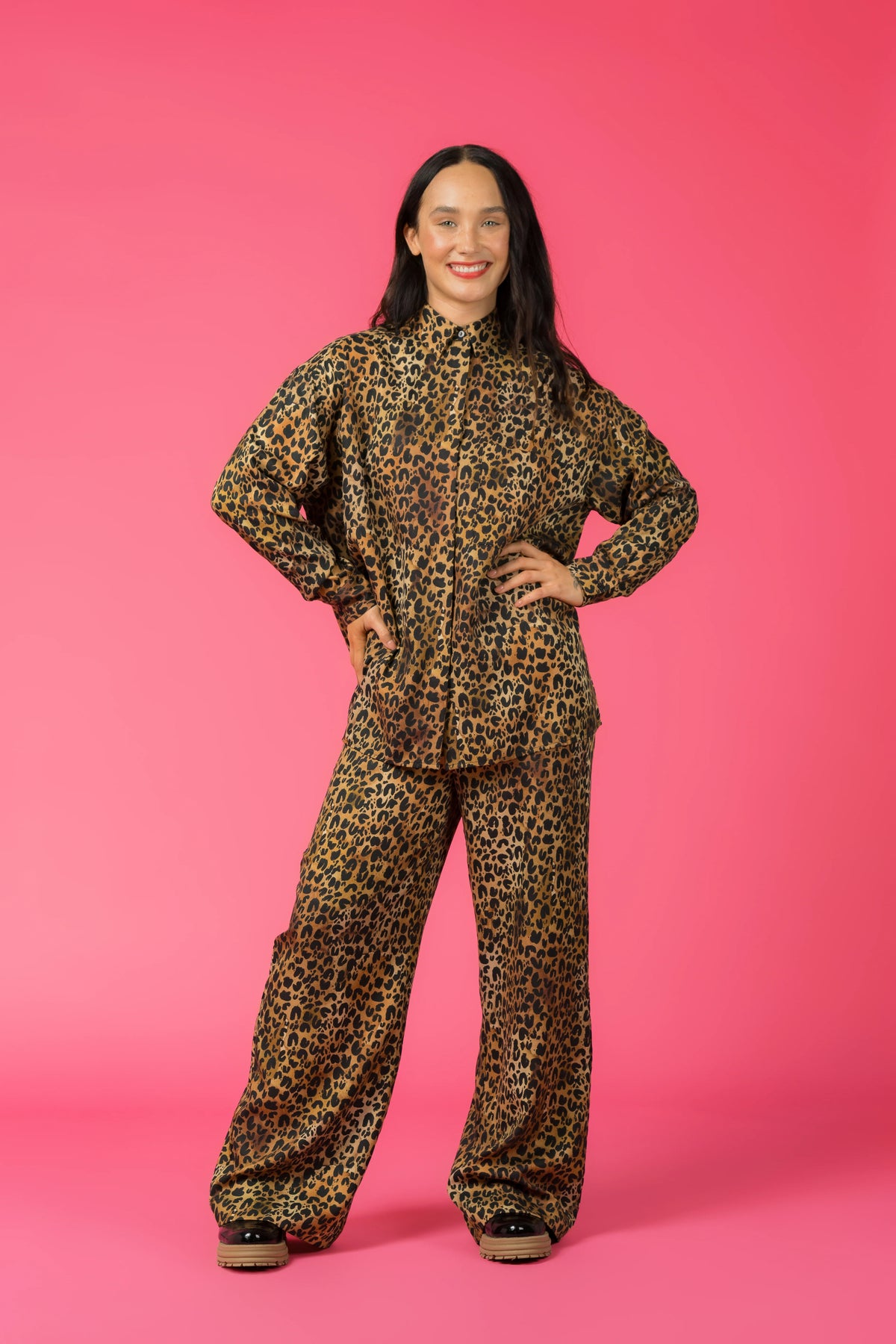 PRE-ORDER: VIVID Wide-Leg Trousers, Wild