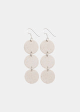 DOTS EARRINGS No.3, First Snow