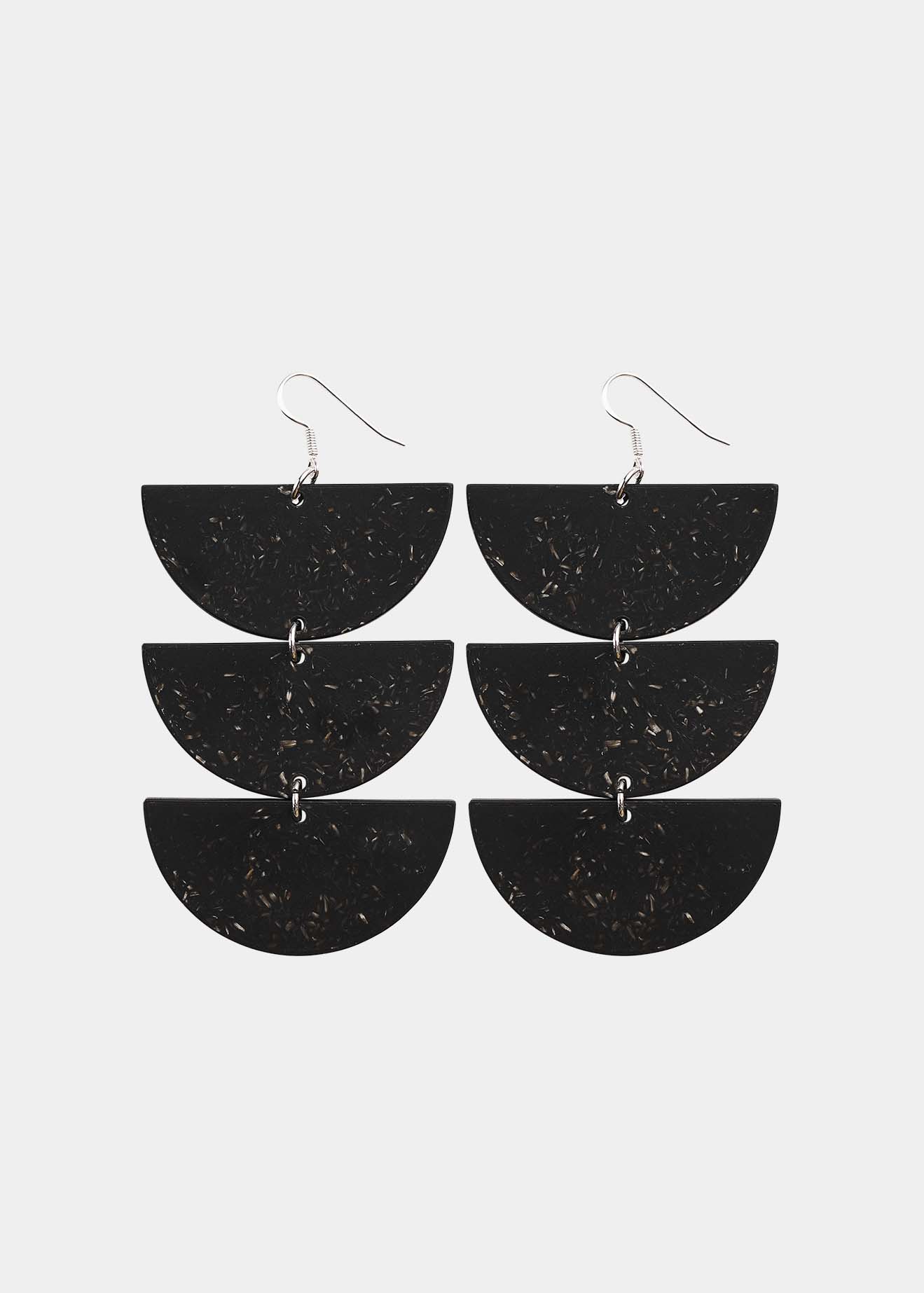 BEANS EARRINGS No.3, Warm Granite