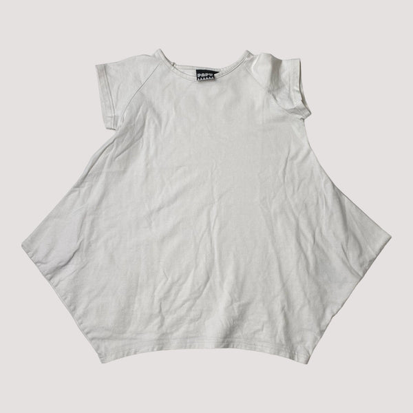 Papu t-shirt kanto dress, white | 98/104cm