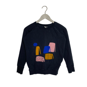 Papu sweatshirt, abstract | 134/140cm