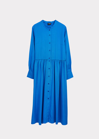 RUFFLE DRESS, True Blue, Women